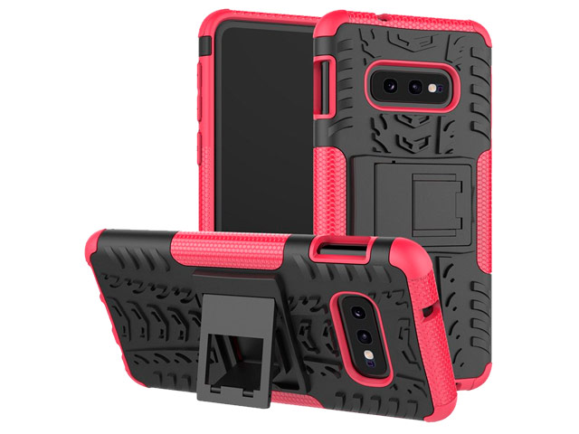 Чехол Yotrix Shockproof case для Samsung Galaxy S10 lite (розовый, гелевый)