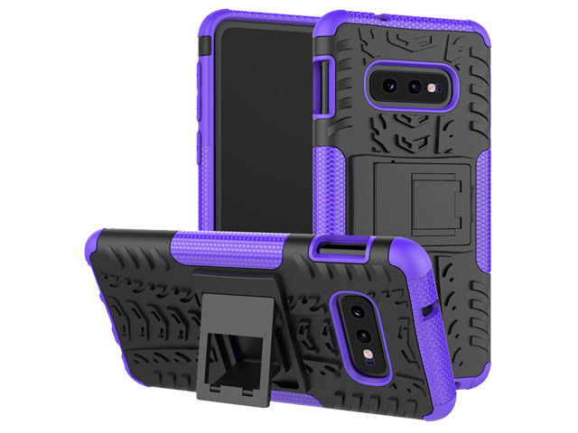 Чехол Yotrix Shockproof case для Samsung Galaxy S10 lite (фиолетовый, гелевый)