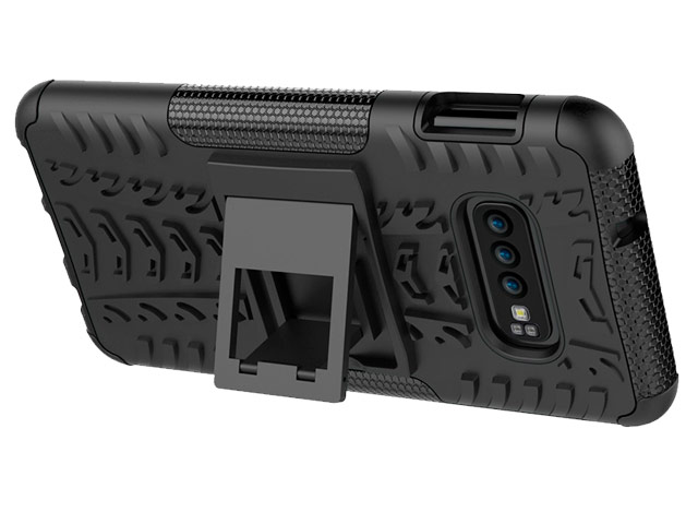Чехол Yotrix Shockproof case для Samsung Galaxy S10 lite (фиолетовый, гелевый)