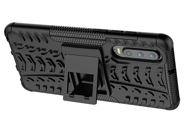Чехол Yotrix Shockproof case для Huawei P30 (фиолетовый, гелевый)