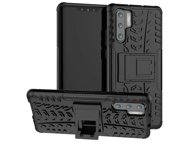 Чехол Yotrix Shockproof case для Huawei P30 pro (черный, гелевый)