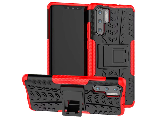 Чехол Yotrix Shockproof case для Huawei P30 pro (красный, гелевый)