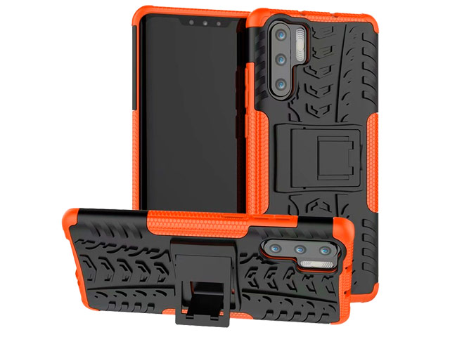 Чехол Yotrix Shockproof case для Huawei P30 pro (оранжевый, гелевый)