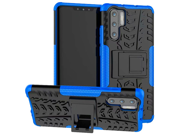 Чехол Yotrix Shockproof case для Huawei P30 pro (синий, гелевый)