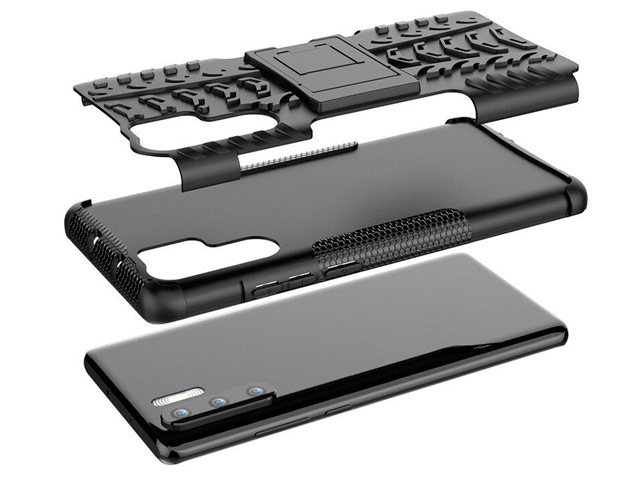 Чехол Yotrix Shockproof case для Huawei P30 pro (синий, гелевый)