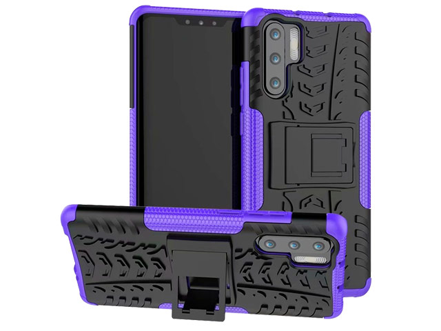 Чехол Yotrix Shockproof case для Huawei P30 pro (фиолетовый, гелевый)