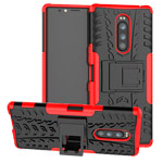 Чехол Yotrix Shockproof case для Sony Xperia 1 (красный, гелевый)