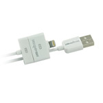 USB-кабель Discovery Buy USB Lightning cable для Apple iPhone 5/iPad 4/iPad mini/iPod touch 5/iPod nano 7 (белый, Lightning, 30-pin)