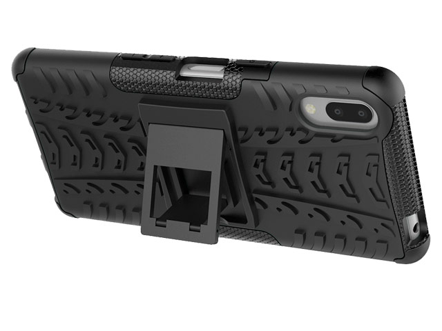 Чехол Yotrix Shockproof case для Sony Xperia L3 (черный, гелевый)