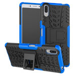 Чехол Yotrix Shockproof case для Sony Xperia L3 (синий, гелевый)