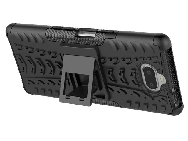 Чехол Yotrix Shockproof case для Sony Xperia 10 plus (красный, гелевый)