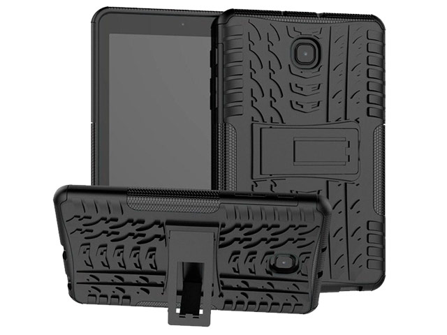 Чехол Yotrix Shockproof case для Samsung Galaxy Tab A 8.0 2018 (черный, пластиковый)
