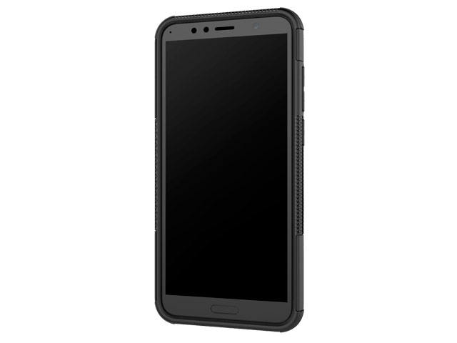 Чехол Yotrix Shockproof case для Huawei Honor 7A (черный, гелевый)