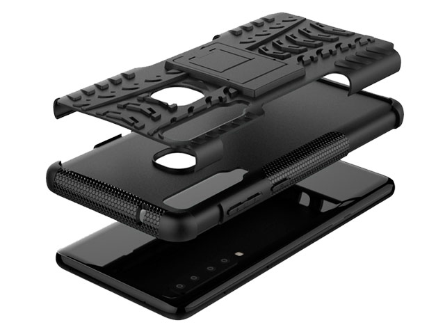 Чехол Yotrix Shockproof case для Samsung Galaxy A9 2018 (черный, гелевый)