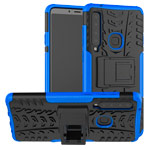 Чехол Yotrix Shockproof case для Samsung Galaxy A9 2018 (синий, гелевый)