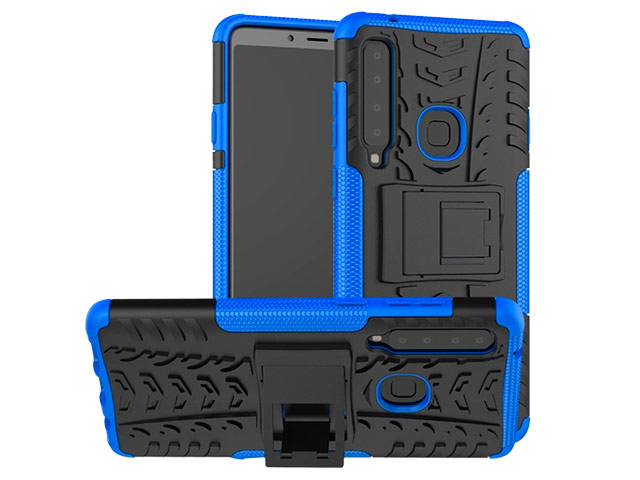 Чехол Yotrix Shockproof case для Samsung Galaxy A9 2018 (синий, гелевый)
