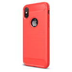 Чехол Yotrix Rugged Armor для Apple iPhone XS (красный, гелевый)