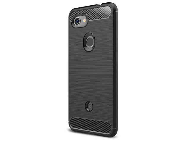 Чехол Yotrix Rugged Armor для Google Pixel 3 lite (черный, гелевый)