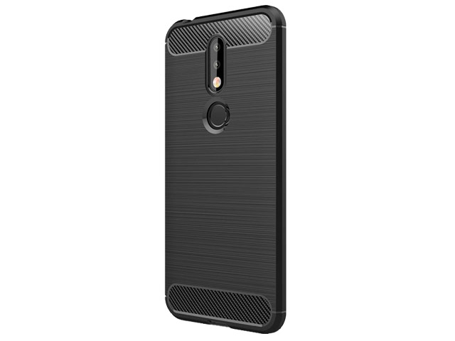 Чехол Yotrix Rugged Armor для Nokia 7.1 (черный, гелевый)