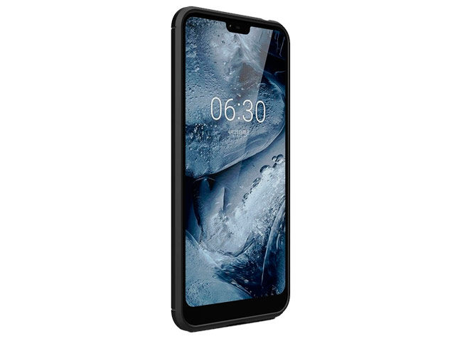 Чехол Yotrix Rugged Armor для Nokia 7.1 (черный, гелевый)