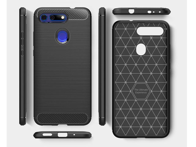 Чехол Yotrix Rugged Armor для Huawei Honor V20 (красный, гелевый)