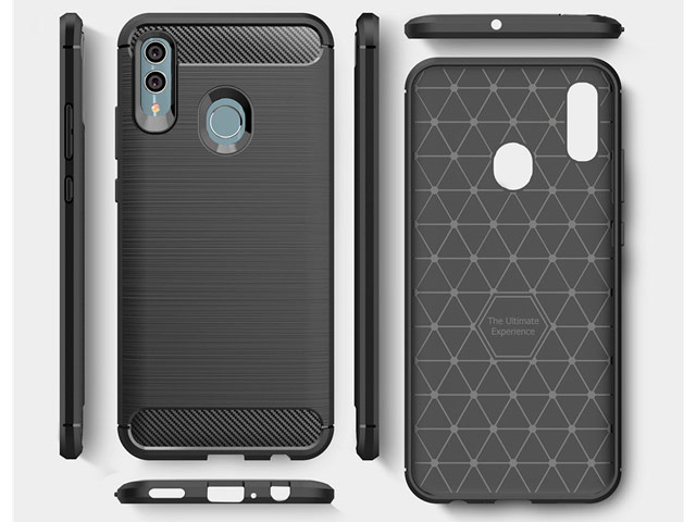 Чехол Yotrix Rugged Armor для Huawei P smart 2019 (черный, гелевый)