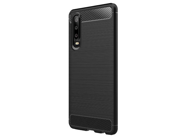 Чехол Yotrix Rugged Armor для Huawei P30 (черный, гелевый)