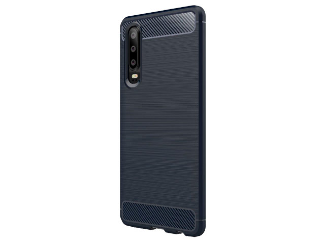 Чехол Yotrix Rugged Armor для Huawei P30 (синий, гелевый)