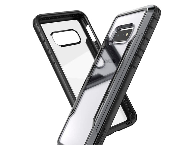 Чехол X-doria Defense Shield для Samsung Galaxy S10 lite (черный, маталлический)