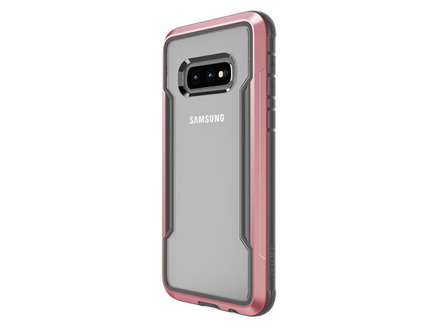 Чехол X-doria Defense Shield для Samsung Galaxy S10 lite (розово-золотистый, маталлический)