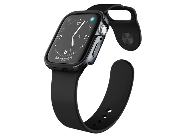 Чехол X-doria Defense Edge для Apple Watch Series 4 (44 мм, темно-серый, маталлический)