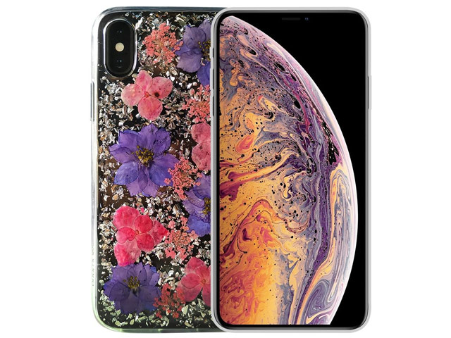 Чехол X-Doria Bloom для Apple iPhone XS (Sliver, гелевый)