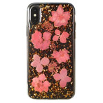 Чехол X-Doria Bloom для Apple iPhone XS (Rose, гелевый)