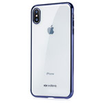 Чехол X-doria GelJacket Plus для Apple iPhone XS (синий, гелевый)