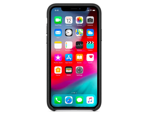 Чехол Yotrix SnapCase Premuim для Apple iPhone XR (черный, кожаный)