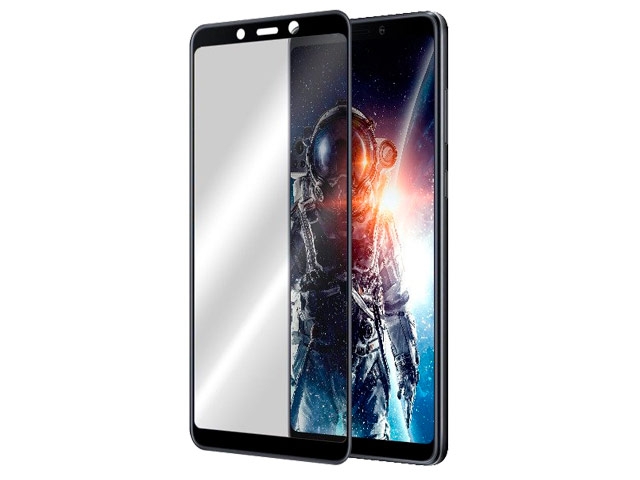 Защитное стекло Yotrix 3D Pro Glass Protector для Samsung Galaxy A9 2018 (черное)
