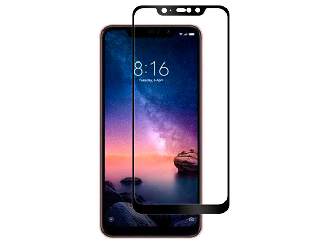 Защитное стекло Yotrix 3D Pro Glass Protector для Xiaomi Redmi Note 6 (черное)