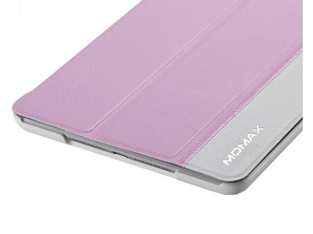 Чехол Momax Flip Cover Case для Apple iPad mini (розовый/белый, кожанный)