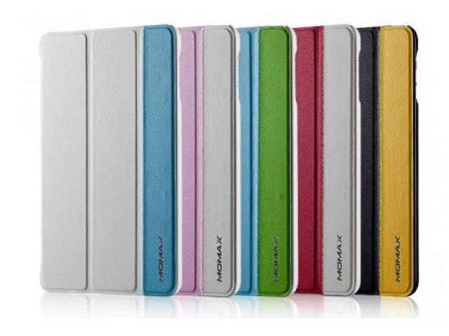 Чехол Momax Flip Cover Case для Apple iPad mini (розовый/белый, кожанный)