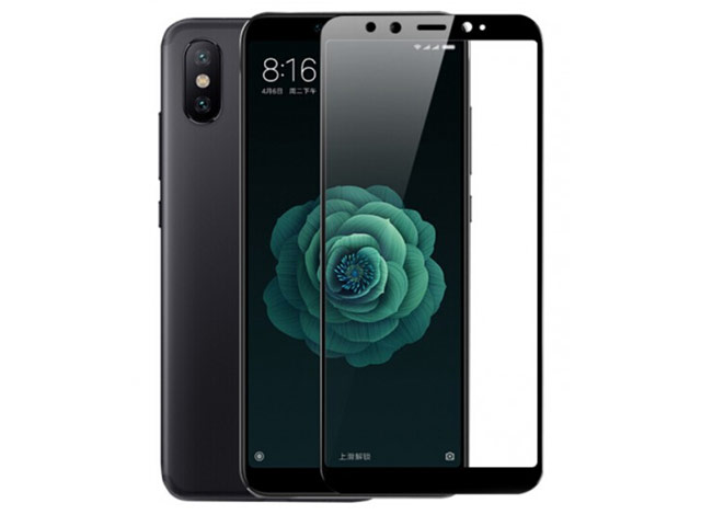 Защитное стекло Yotrix 3D Pro Glass Protector для Xiaomi Mi A2 (черное)