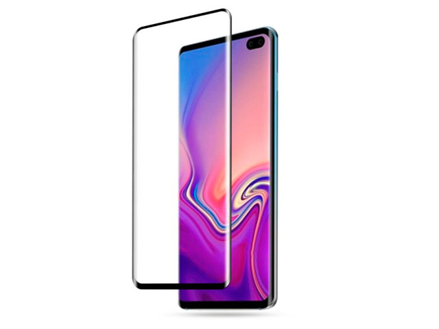 Защитное стекло Yotrix 3D Pro Glass Protector для Samsung Galaxy S10 plus (черное)