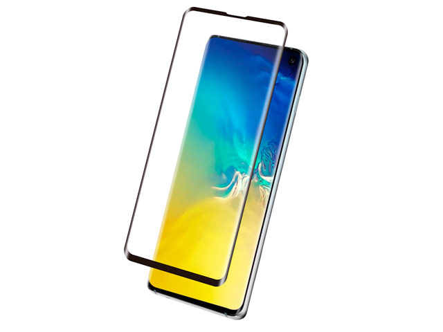 Защитное стекло Yotrix 3D Pro Glass Protector для Samsung Galaxy S10 lite (черное)