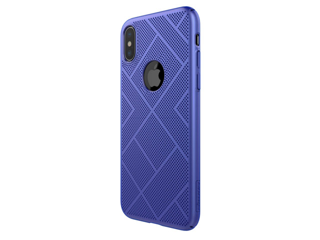 Чехол Nillkin Air case для Apple iPhone X (синий, пластиковый)