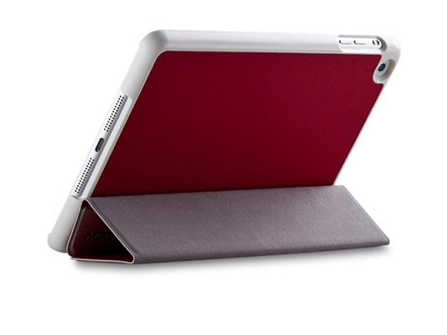 Чехол Momax Flip Cover Case для Apple iPad mini (красный/белый, кожанный)