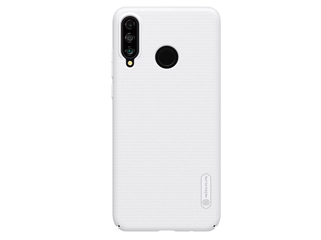 Чехол Nillkin Hard case для Huawei P30 lite (белый, пластиковый)