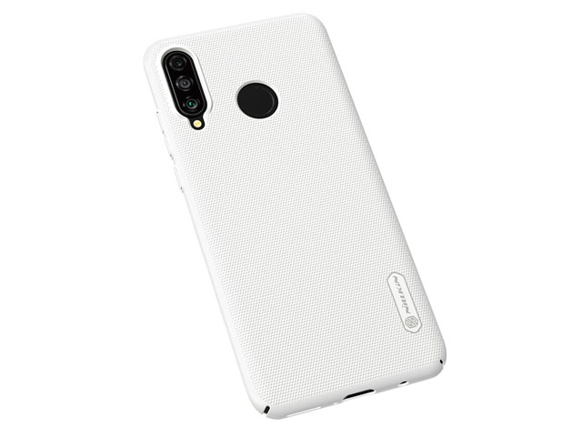 Чехол Nillkin Hard case для Huawei P30 lite (белый, пластиковый)