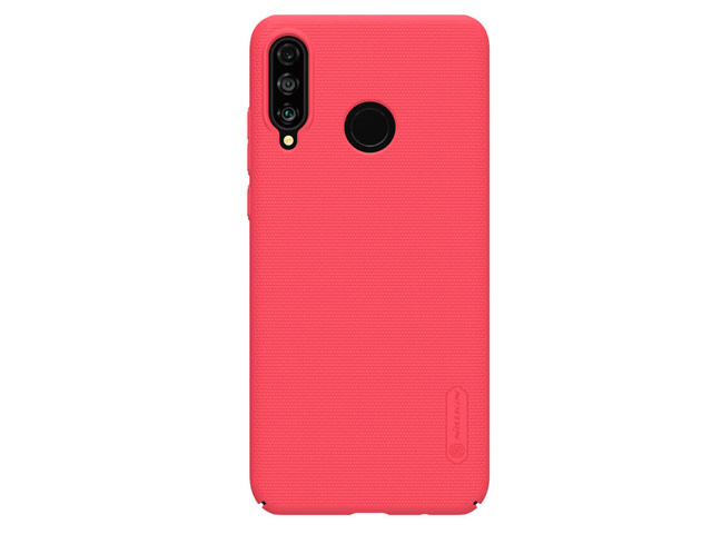 Чехол Nillkin Hard case для Huawei P30 lite (красный, пластиковый)