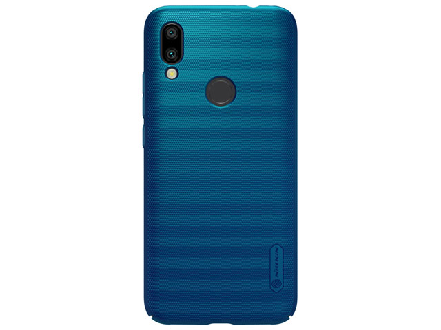 Чехол Nillkin Hard case для Xiaomi Redmi Note 7 (синий, пластиковый)