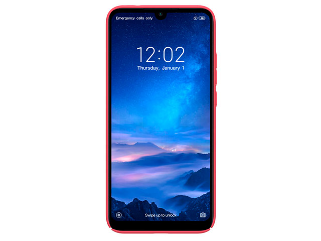 Чехол Nillkin Hard case для Xiaomi Redmi 7 (красный, пластиковый)