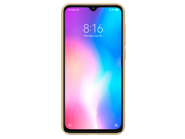 Чехол Nillkin Hard case для Xiaomi Mi 9 SE (золотистый, пластиковый)